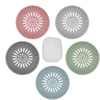 Micgeek Paquete de 36 canales de ducha- colector de pelo para ducharse- bonito y práctico colector de pelo de silicona…